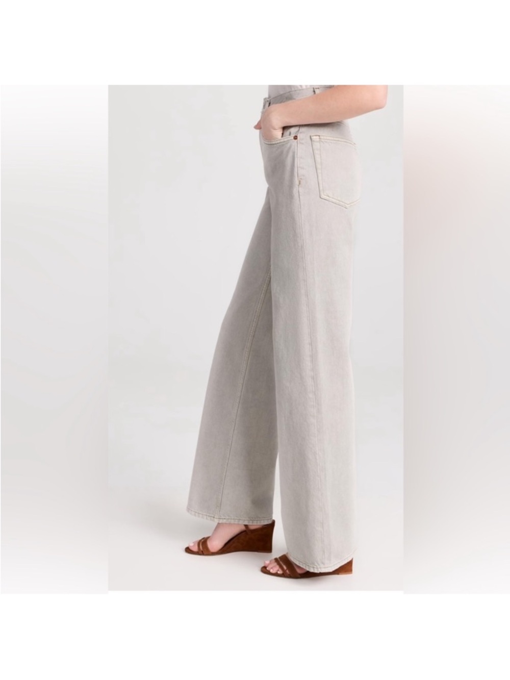 RE/DONE 70's ultra high rise wide leg jeans - Picture 4 of 6